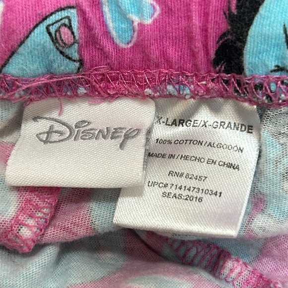 XL Disney eeyore pajama pants 100% cotton sleep vintage hearts - Picture 2 of 4